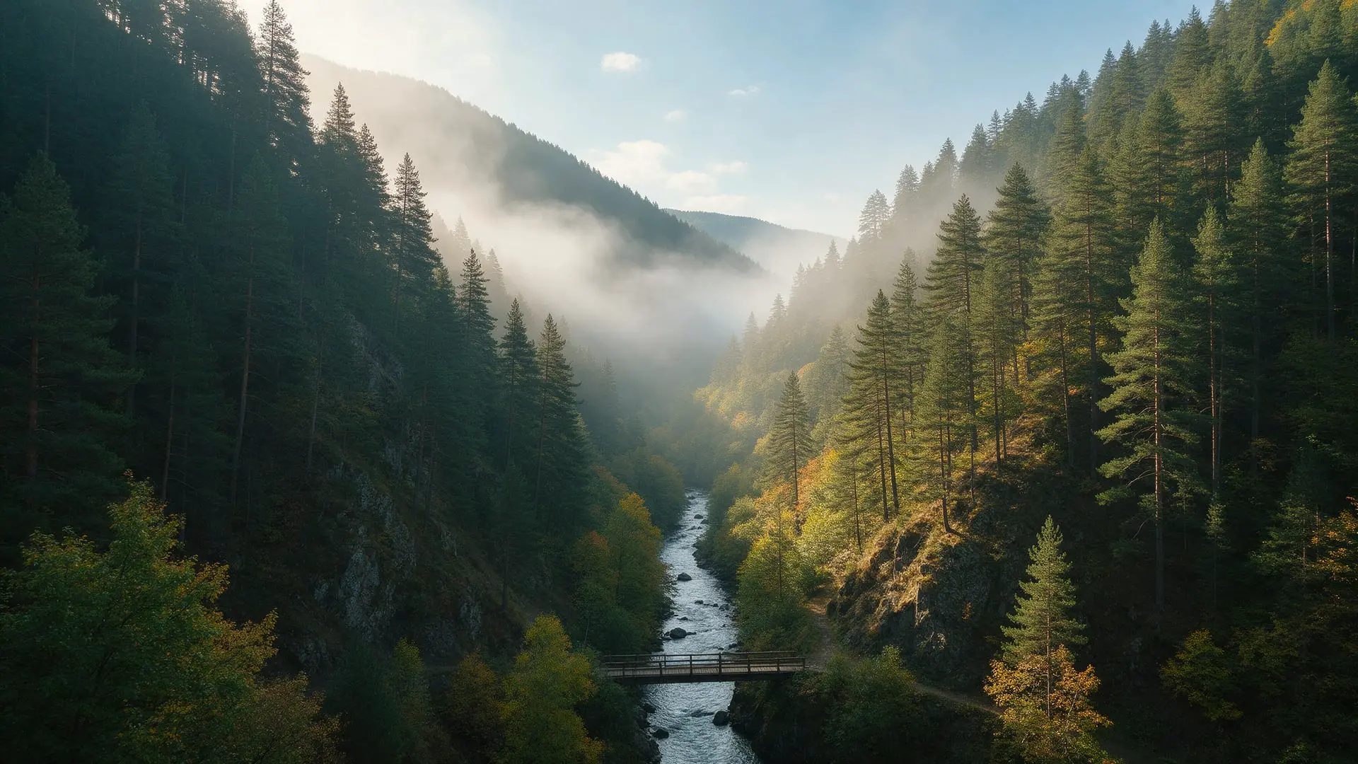 Borjomi in the forested Mtkvari gorge