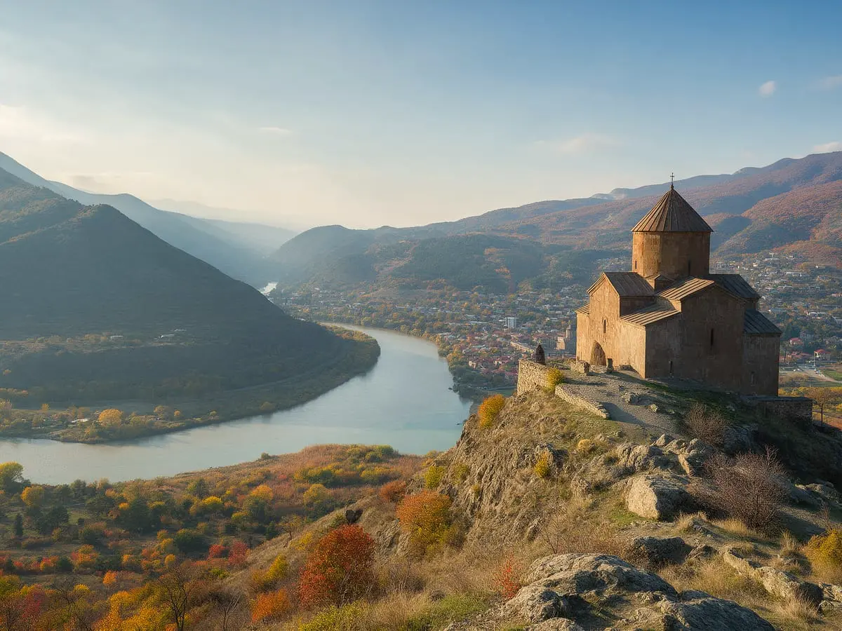 ჯვრის მონასტერი არაგვისა და მტკვრის შესართავის თავზე